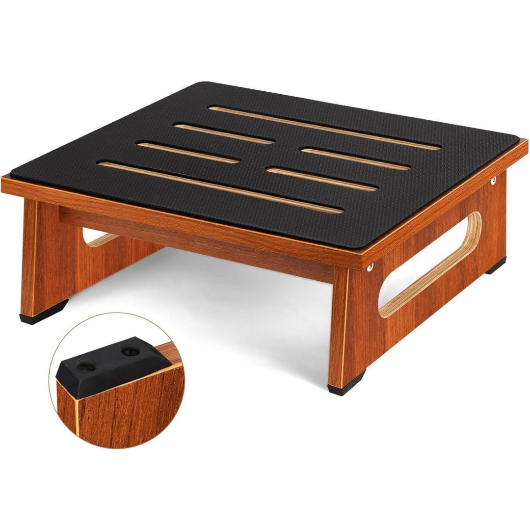 sgabelli legno gomma antiscivolo per letto