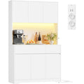 credenze e buffet bianco per ufficio con porta usb