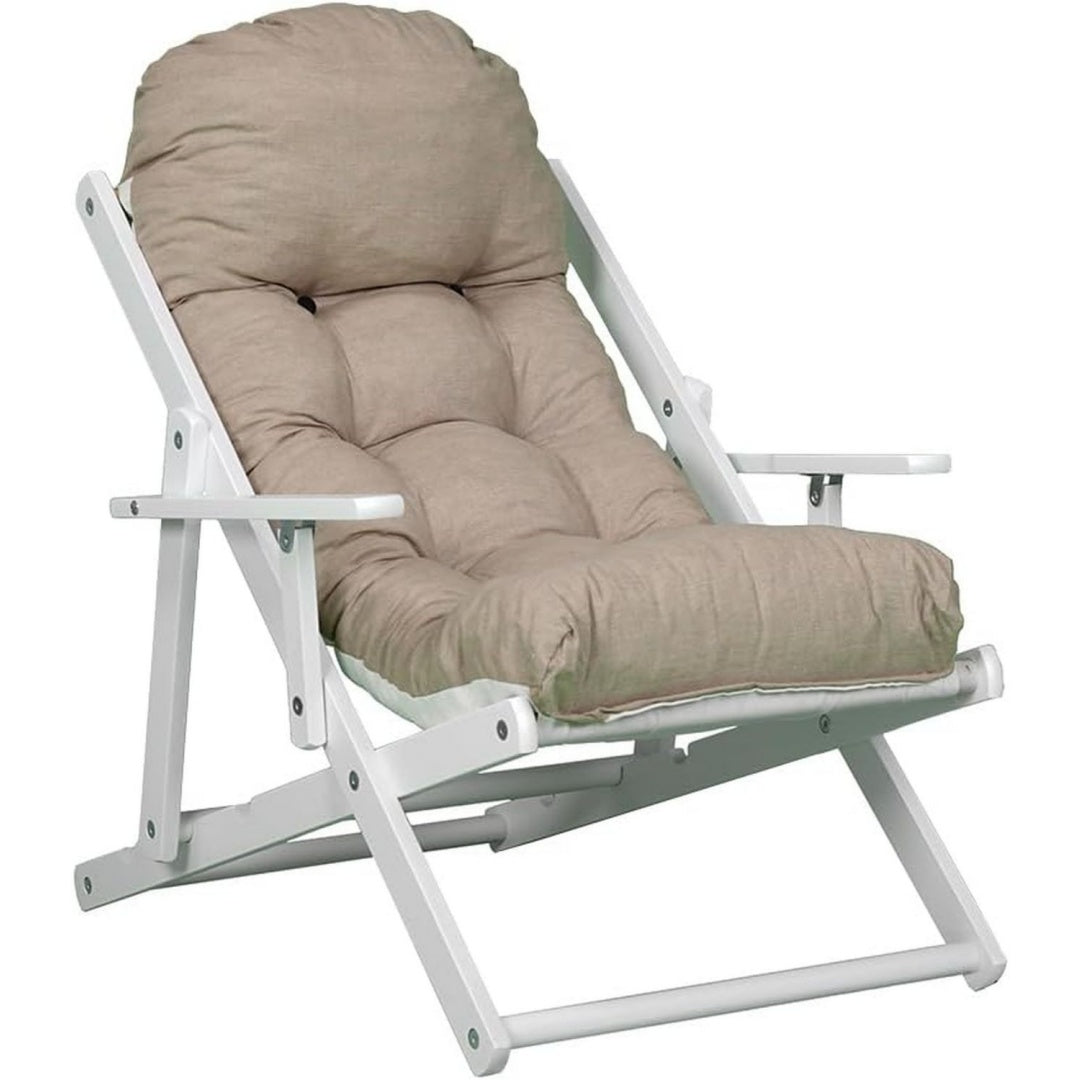 poltrone bianco relax imbottito