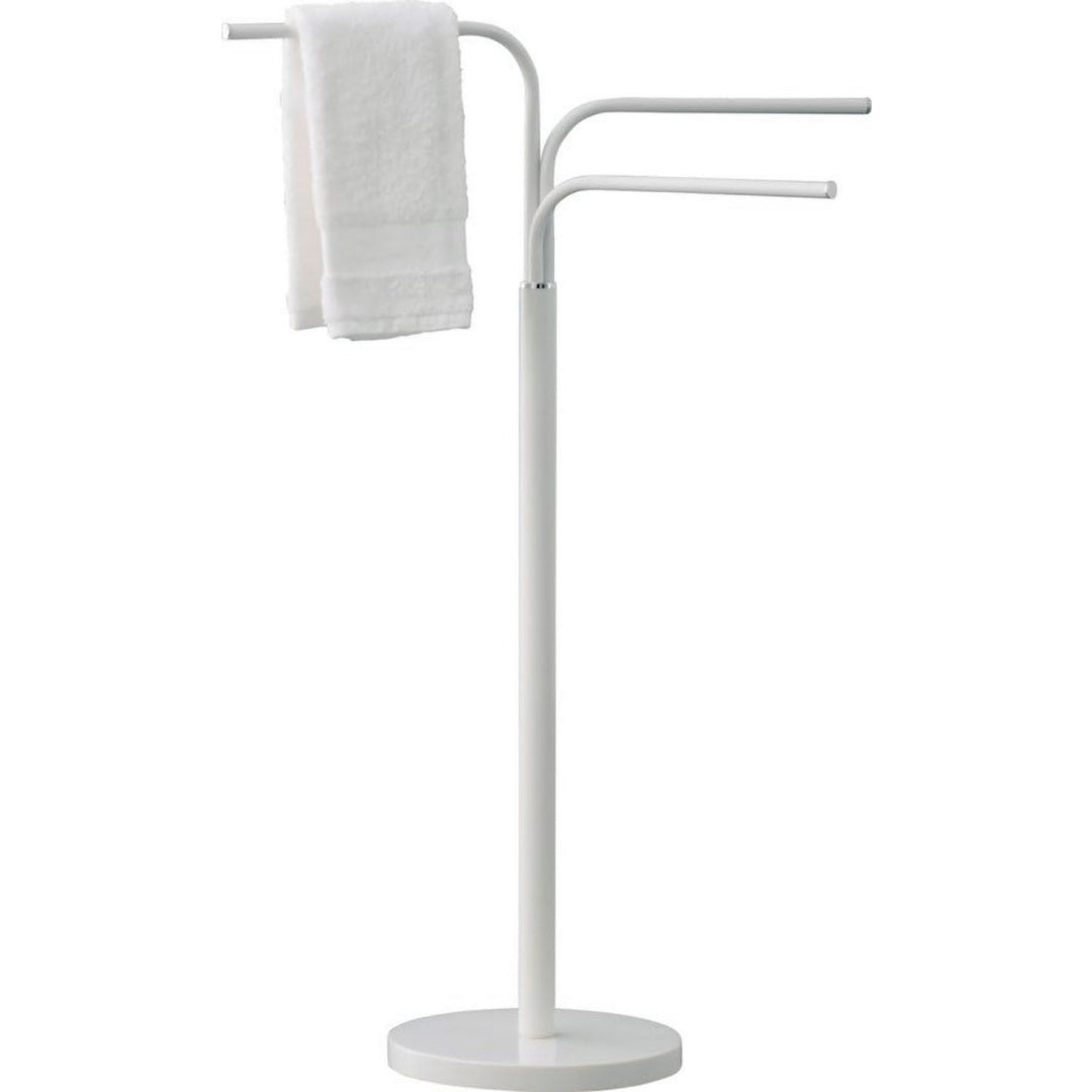 mensole portasciugamani bianco acciaio inox